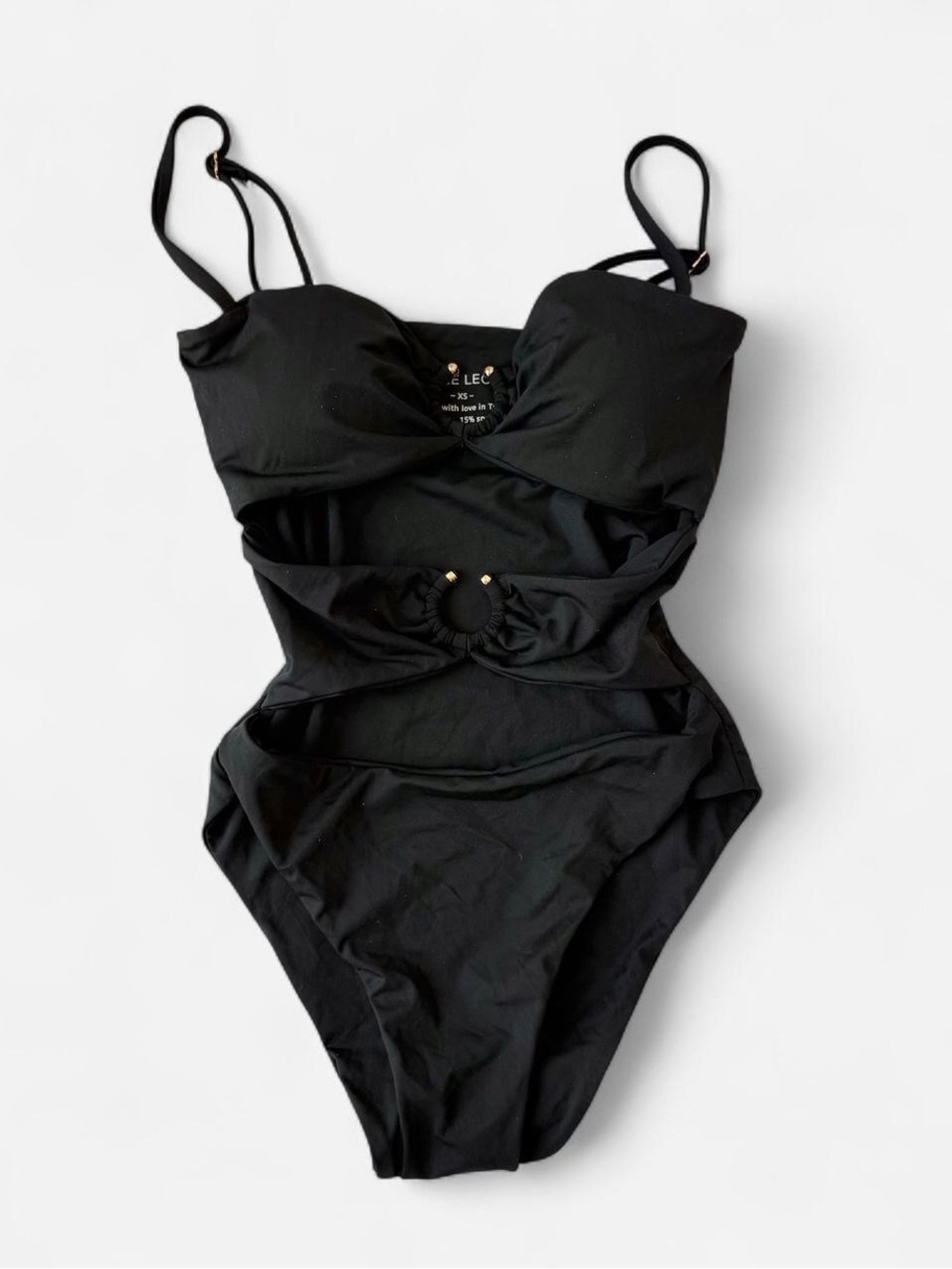 Dolce Leone Celine One Piece Swimsuit – Midnight Black